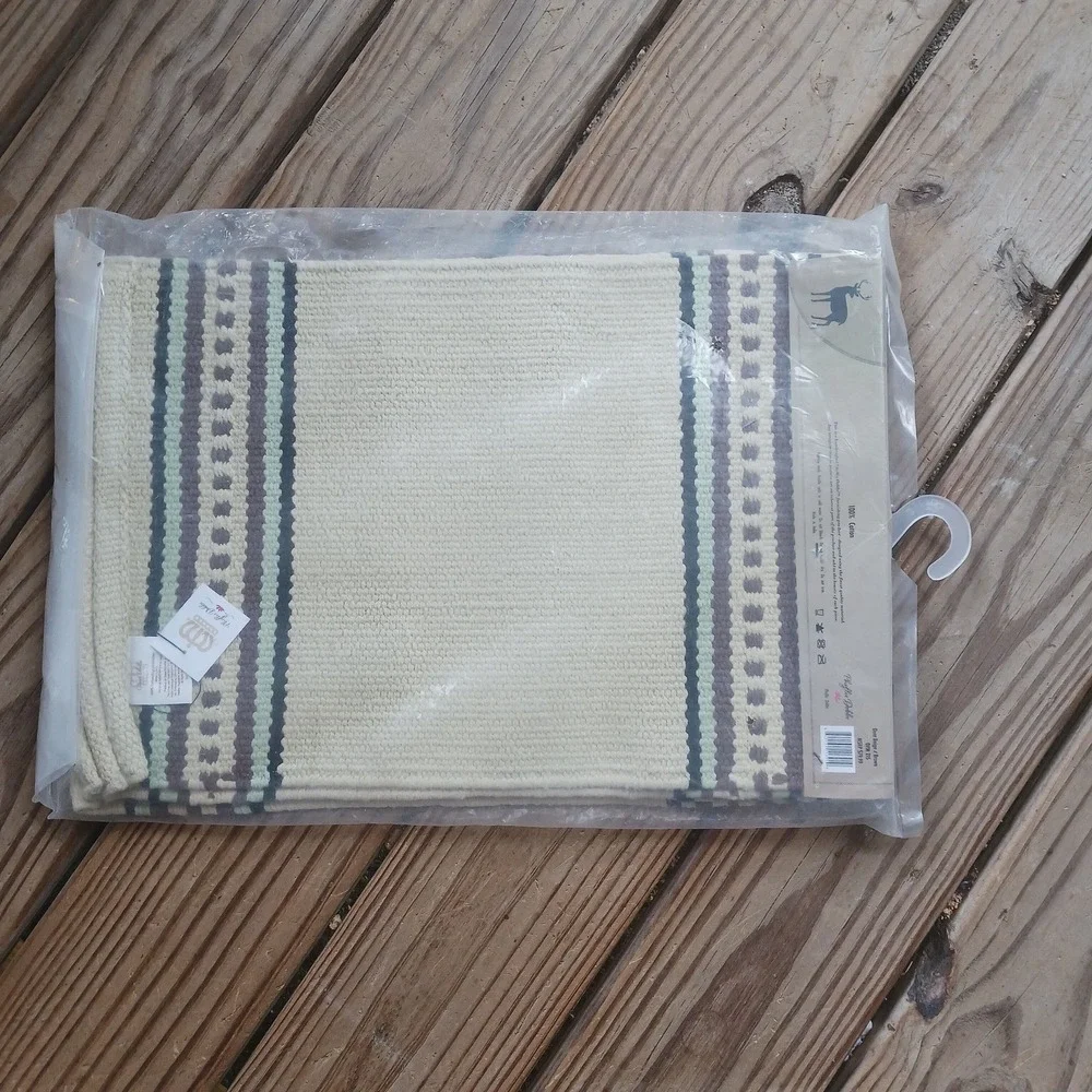 SET OF 4: NOS 100% COTTON Deer Themed Placemats 18 x 12